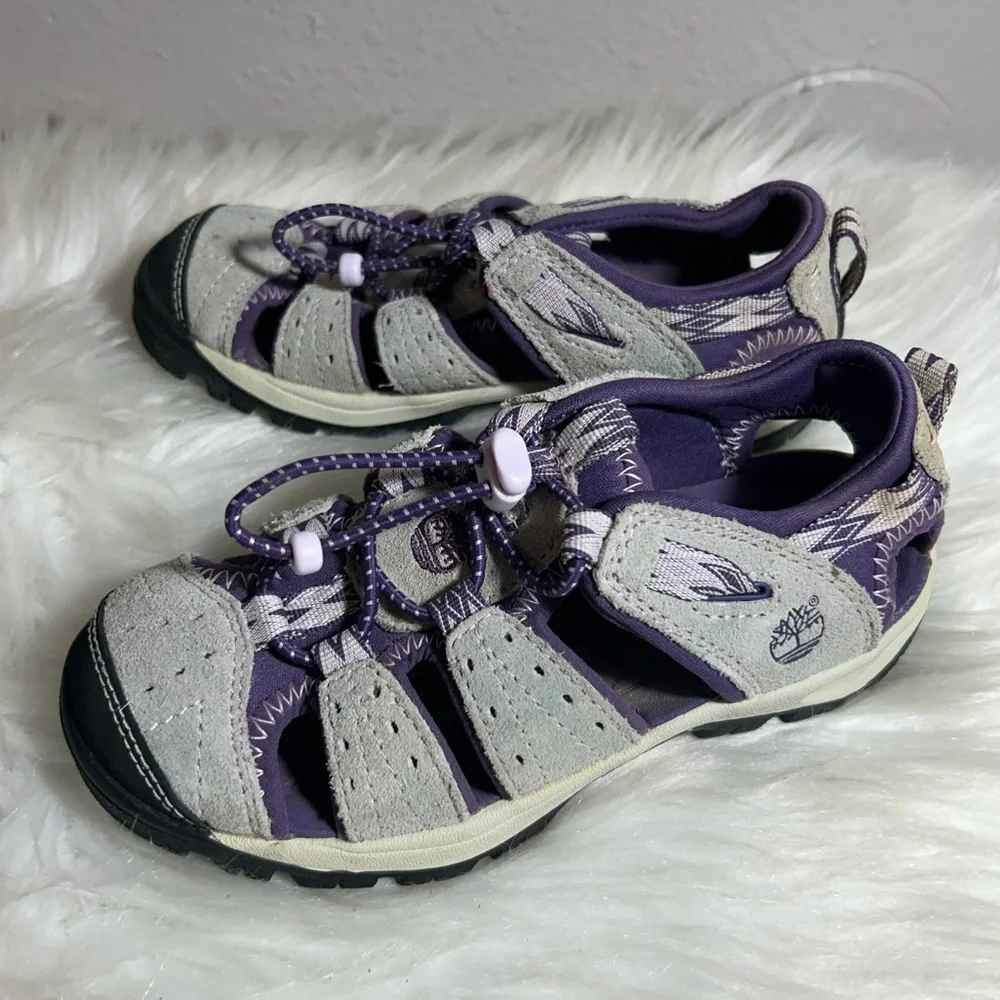 Timberland Earthkeepers Belknap Purple Sport Sandals Size 11 kids